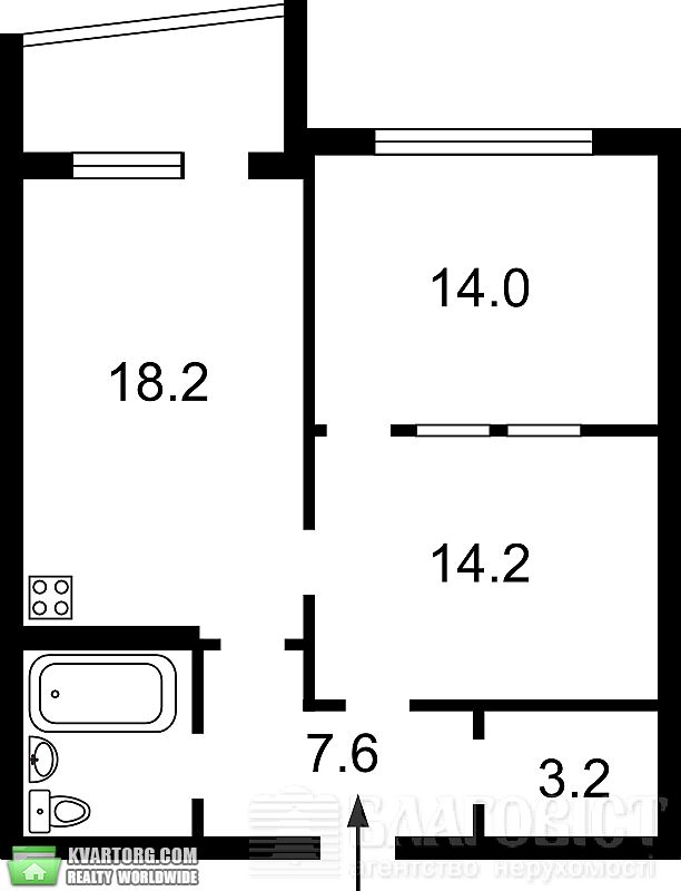 Sell 2-room apartment. Киев,  Шамрыло — photo 2