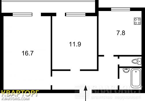 Sell 2-room apartment. Киев,  Героев Сталинграда пр — photo 1