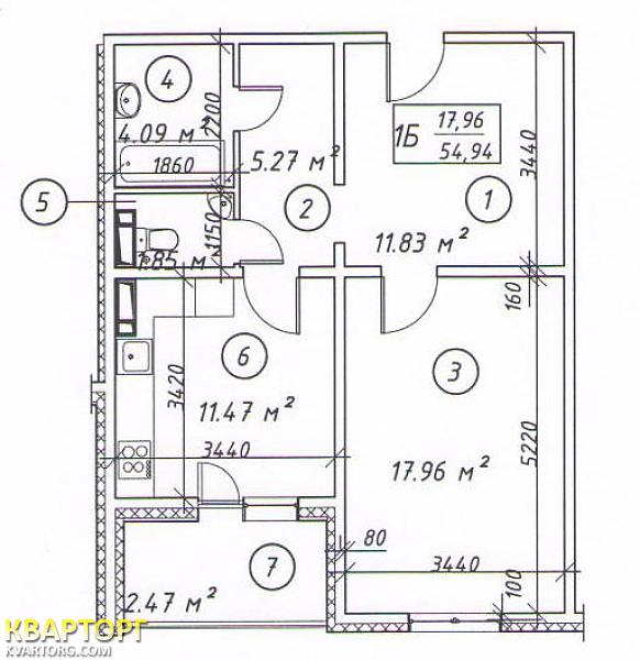 Sell 1-room apartment. Киев,  Здолбуновская — photo 4