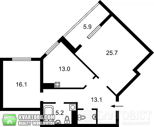 Sell 2-room apartment. Киев, Ревуцкого — photo 3