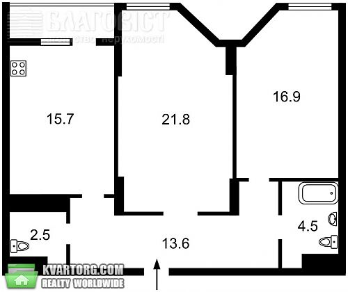 Sell 2-room apartment. Киев, Мишуги — photo 2
