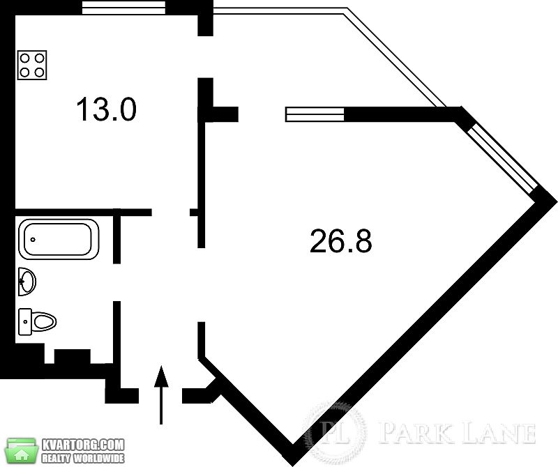Sell 1-room apartment. Киев,  Ревуцкого — photo 1