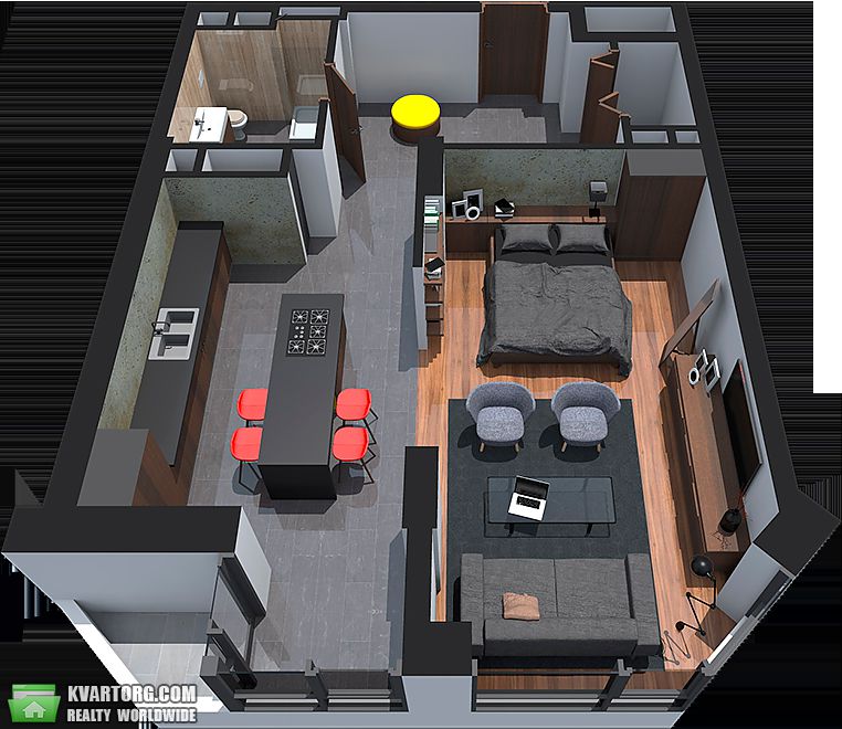 Sell 1-room apartment. Киев, Болсуновская — photo 8