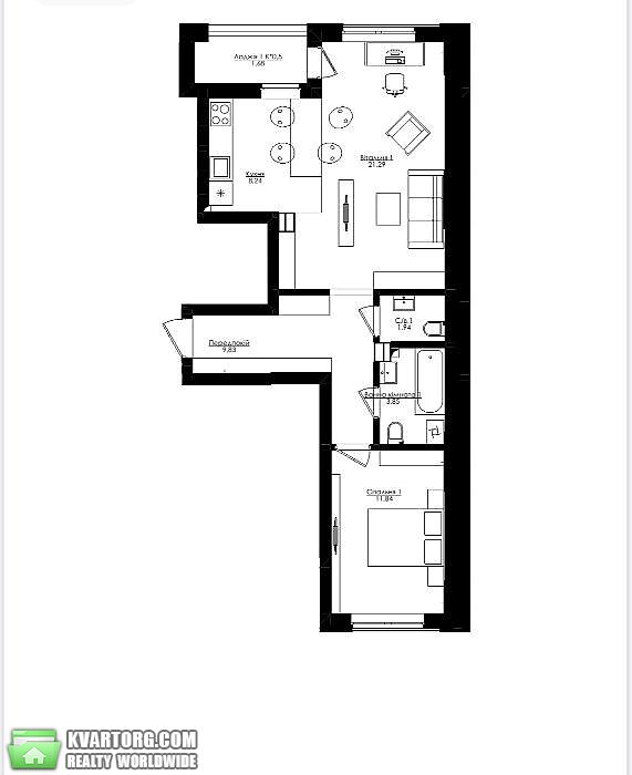 Sell 2-room apartment. Киев,  Победы пр — photo 3