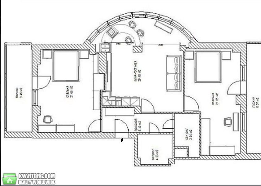 Sell 3-room apartment. Киев,  Нагорная — photo 6