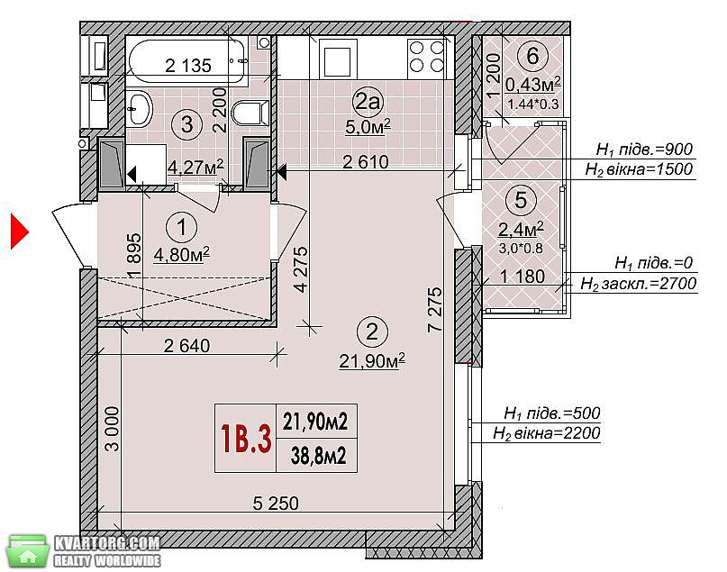 Sell 1-room apartment. Киев,  Гречко — photo 4