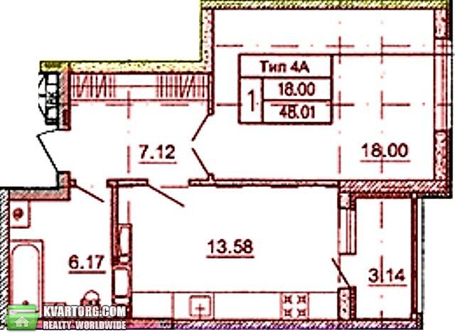 Sell 1-room apartment. Киев,  Краковская — photo 3