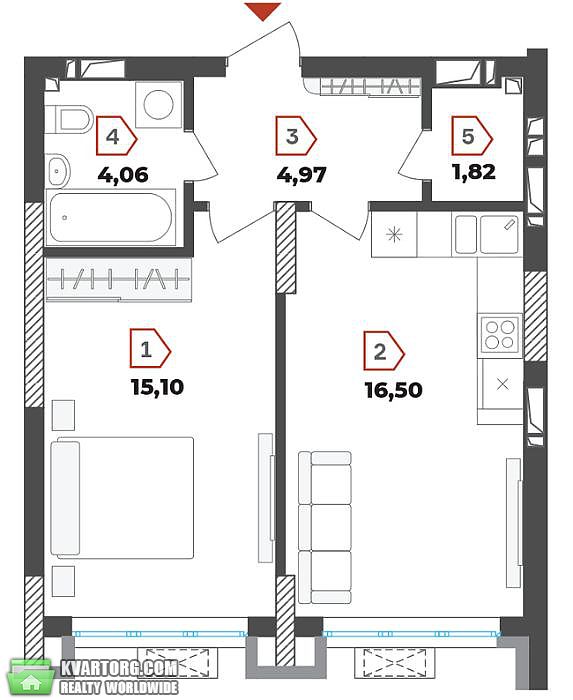Sell 1-room apartment. Киев, пр. Степана Бандеры — photo 4