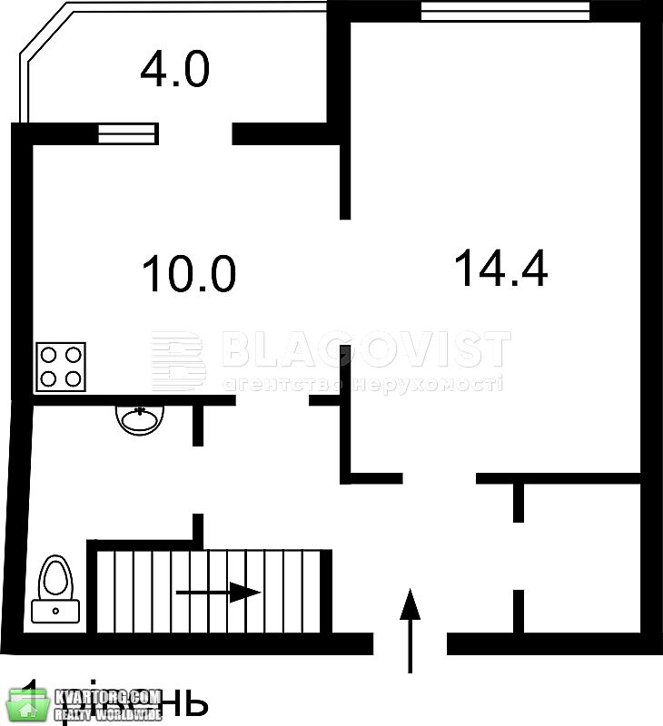 Sell 4-room apartment. Киев,  Ломоносова — photo 3