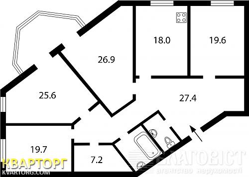 Sell 4-room apartment. Киев,  Окипной — photo 2