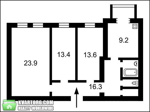 Sell 3-room apartment. Киев,  Воровского — photo 2
