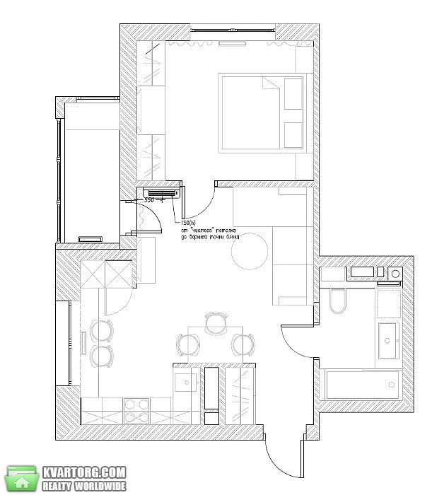 Sell 1-room apartment. Киев,  Богдановская — photo 10