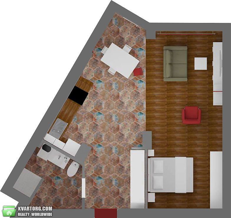 Rent out 1-room apartment. Киев, проспект Глушкова — photo 3