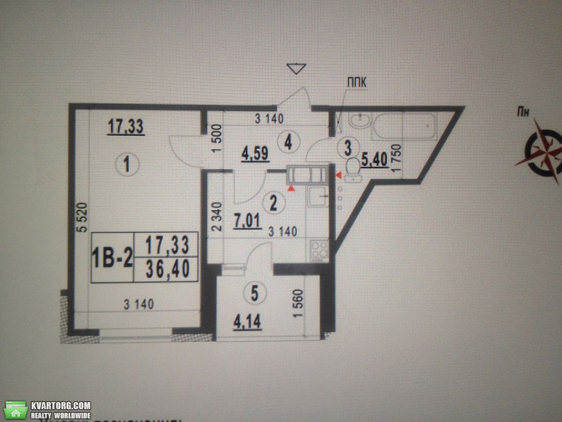 Sell 1-room apartment. Киев, Глушкова 6 — photo 3