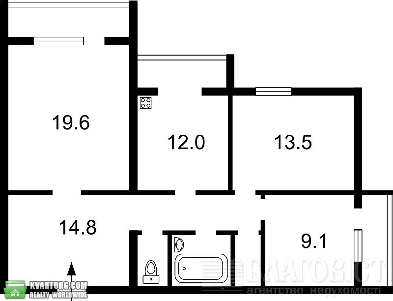 Sell 3-room apartment. Киев, Драгоманова — photo 3