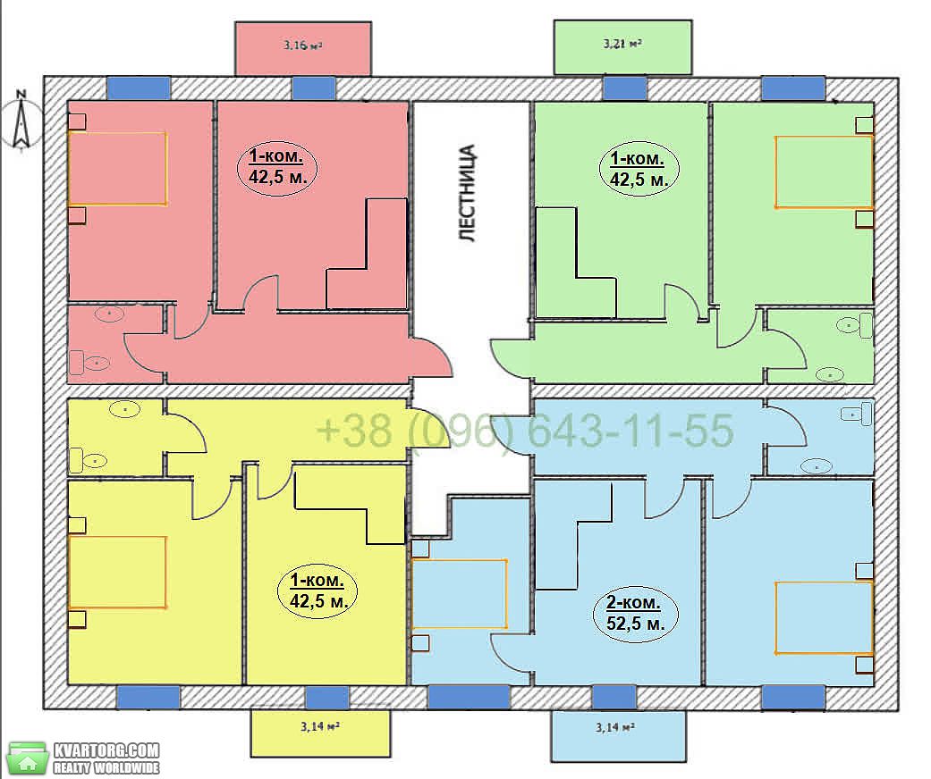 Sell 1-room apartment. Одесса, Посмитного — photo 6
