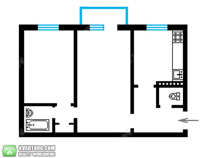 Sell 2-room apartment. Киев,  Энтузиастов — photo 2