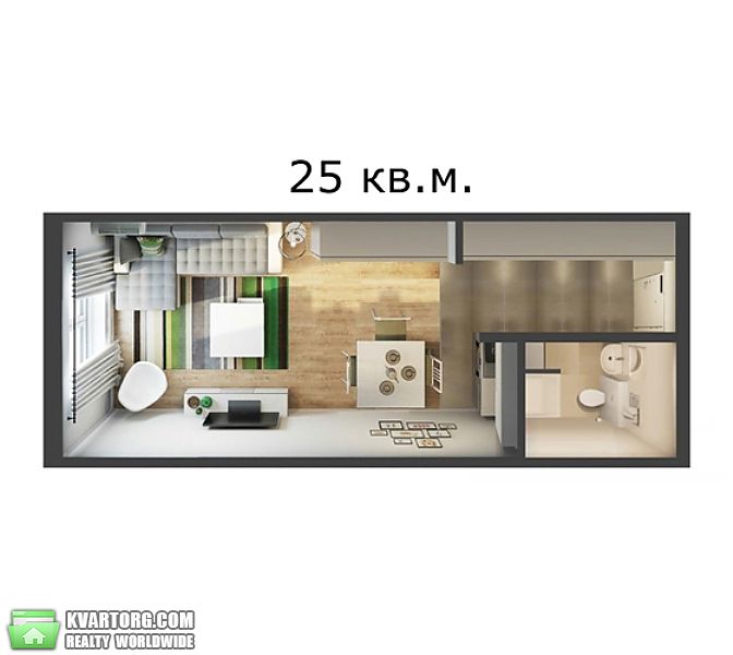Sell 1-room apartment. Киев,  Машиностроительная — photo 8