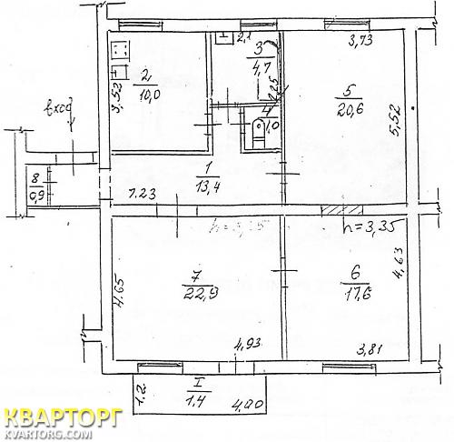 Sell 3-room apartment. Днепропетровск, Карла Маркса — photo 2