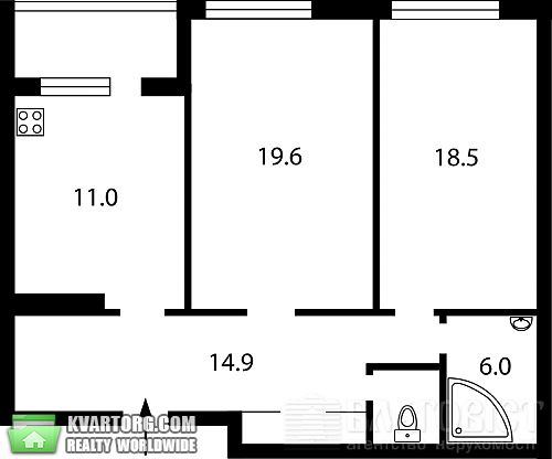 Sell 2-room apartment. Киев, Туманяна — photo 2