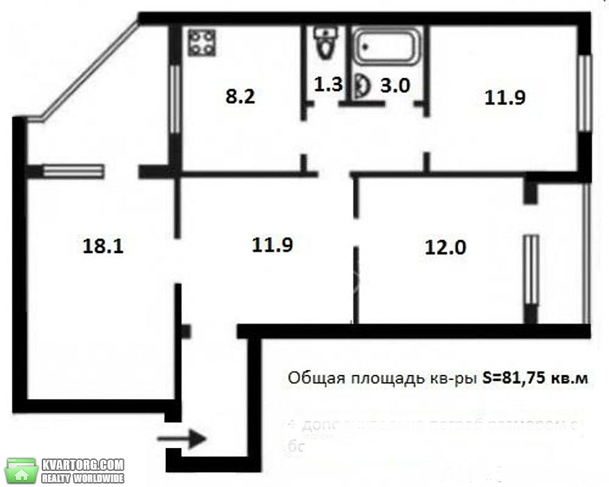 Sell 3-room apartment. Киев,  Ревуцкого — photo 7