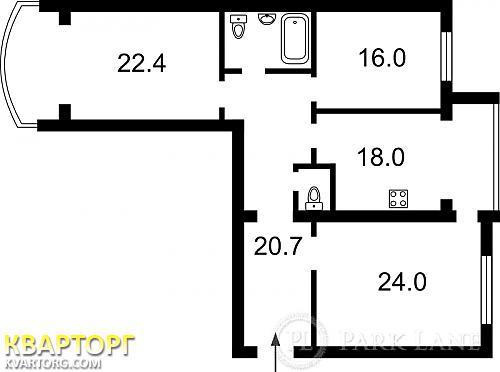 Sell 3-room apartment. Киев, Героев Сталинграда пр — photo 3