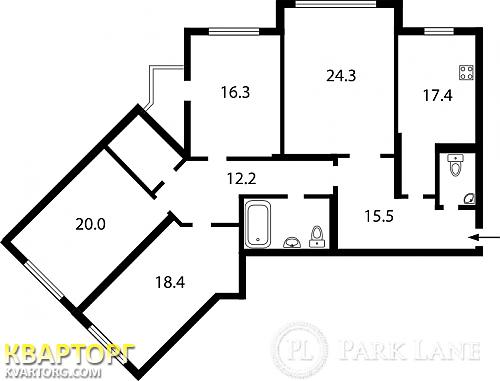 Sell 4-room apartment. Киев,  Срибнокильская — photo 3
