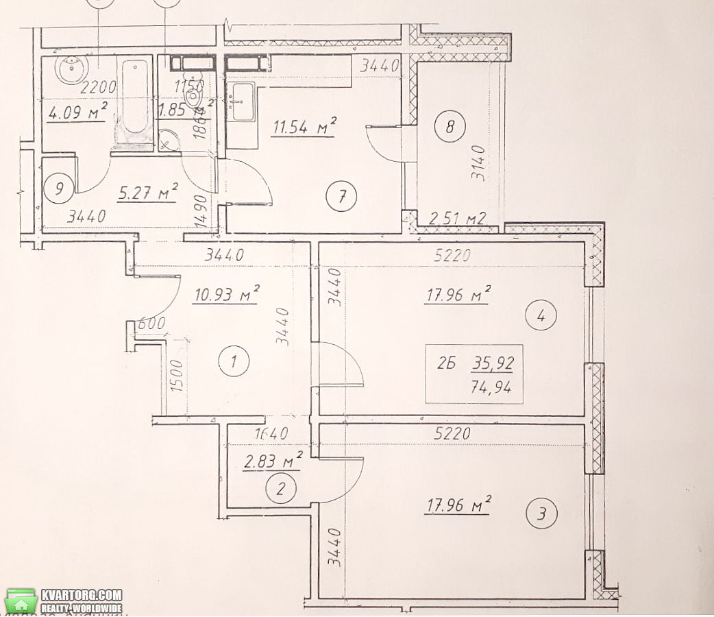 Sell 2-room apartment. Киев,  Глушкова пр — photo 10