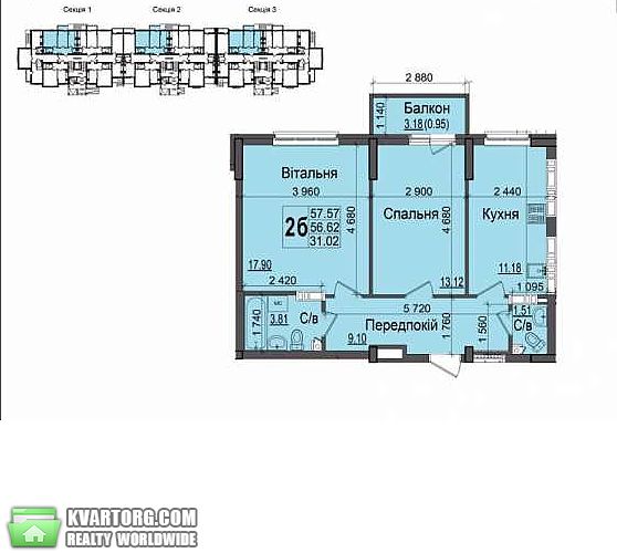 Sell 2-room apartment. Киев,  Метрологическая — photo 2