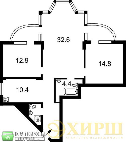 Sell 3-room apartment. Киев, Мейтуса — photo 2