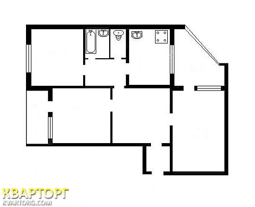 Rent out 3-room apartment. Киев, Ахматовой — photo 10