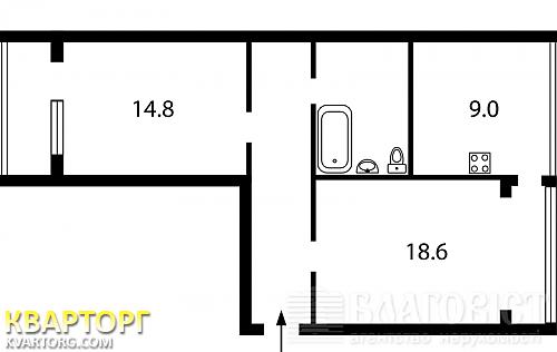 Sell 2-room apartment. Киев,  Тимошенко — photo 2