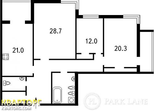 продам 3-комнатную квартиру. Киев,  Краснозвездный пр - фото 3