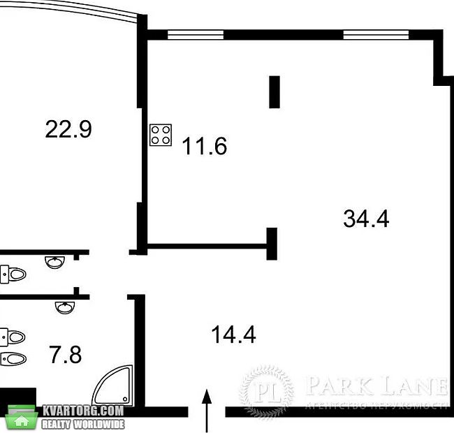 Rent out 2-room apartment. Киев,  Драгомирова — photo 3