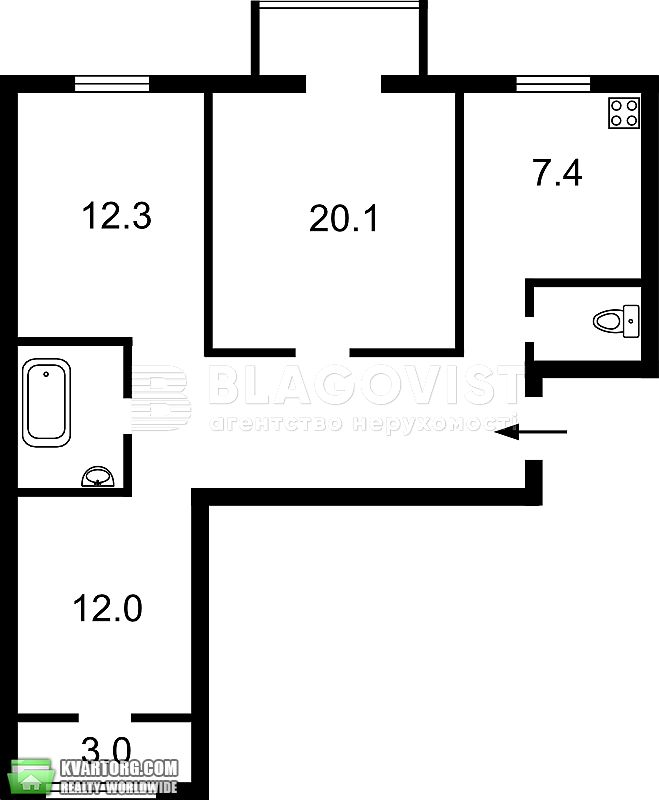 Sell 3-room apartment. Киев,  Мечникова — photo 2