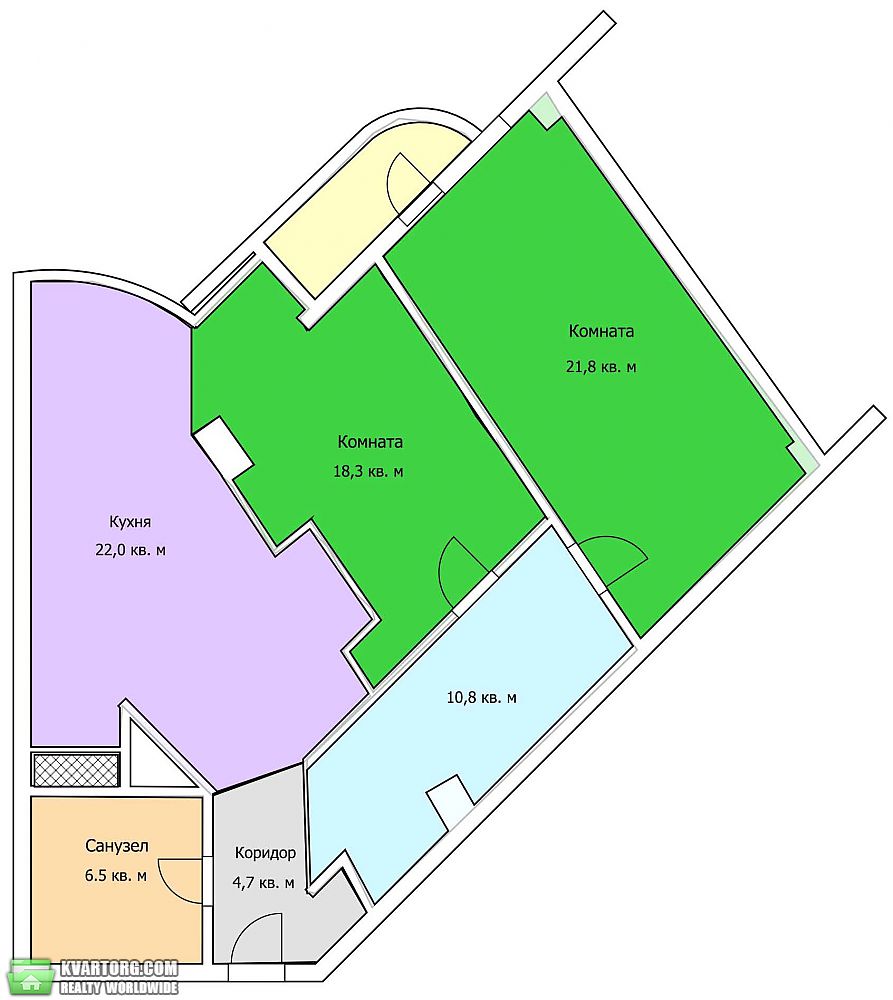 Sell 2-room apartment. Одесса, Гагаринское Плато — photo 1