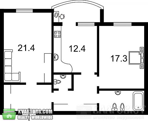 Sell 2-room apartment. Киев, Героев Сталинграда пр — photo 7