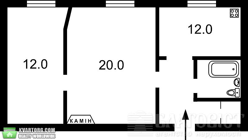 Sell 2-room apartment. Киев, Дружбы Народов бул — photo 2