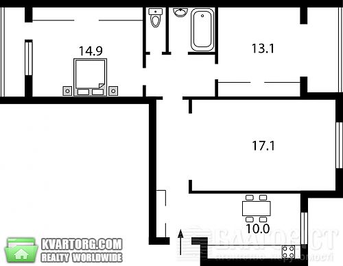 Sell 3-room apartment. Киев, Тростянецкая — photo 8