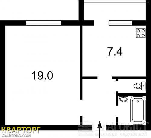 Sell 1-room apartment. Киев,  Маяковского — photo 5