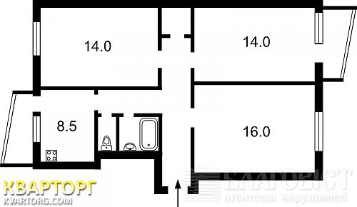 Sell 3-room apartment. Киев,  Островского — photo 2