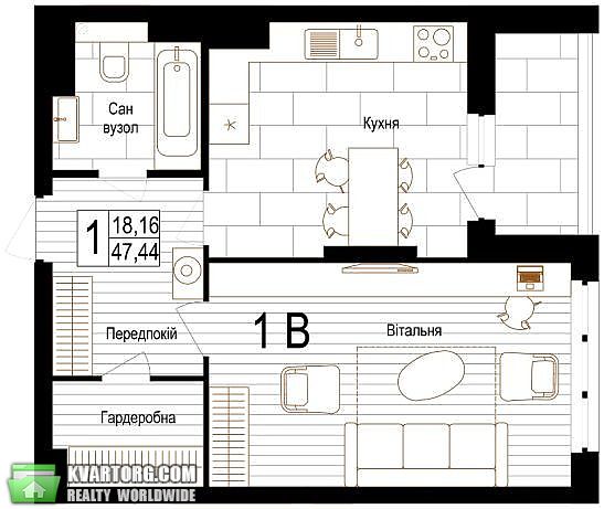 Sell 1-room apartment. Киев, пр. Лобановского — photo 3