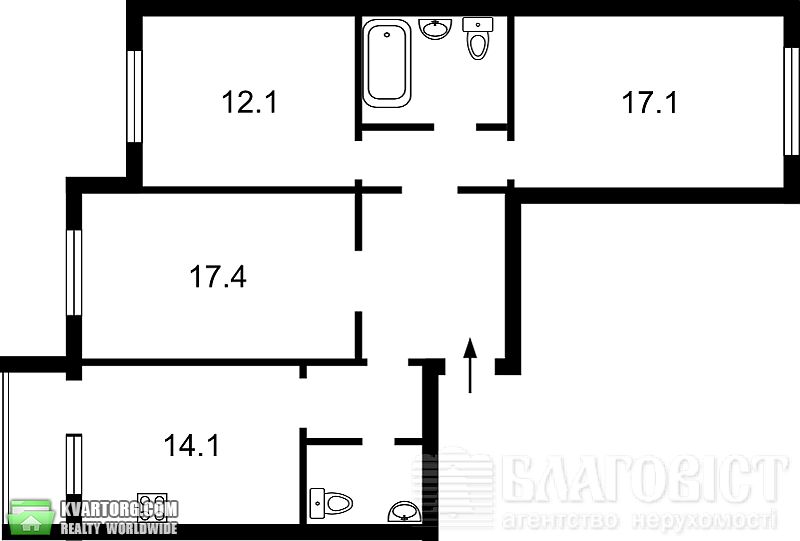 Sell 3-room apartment. Киев, Трутенко — photo 5