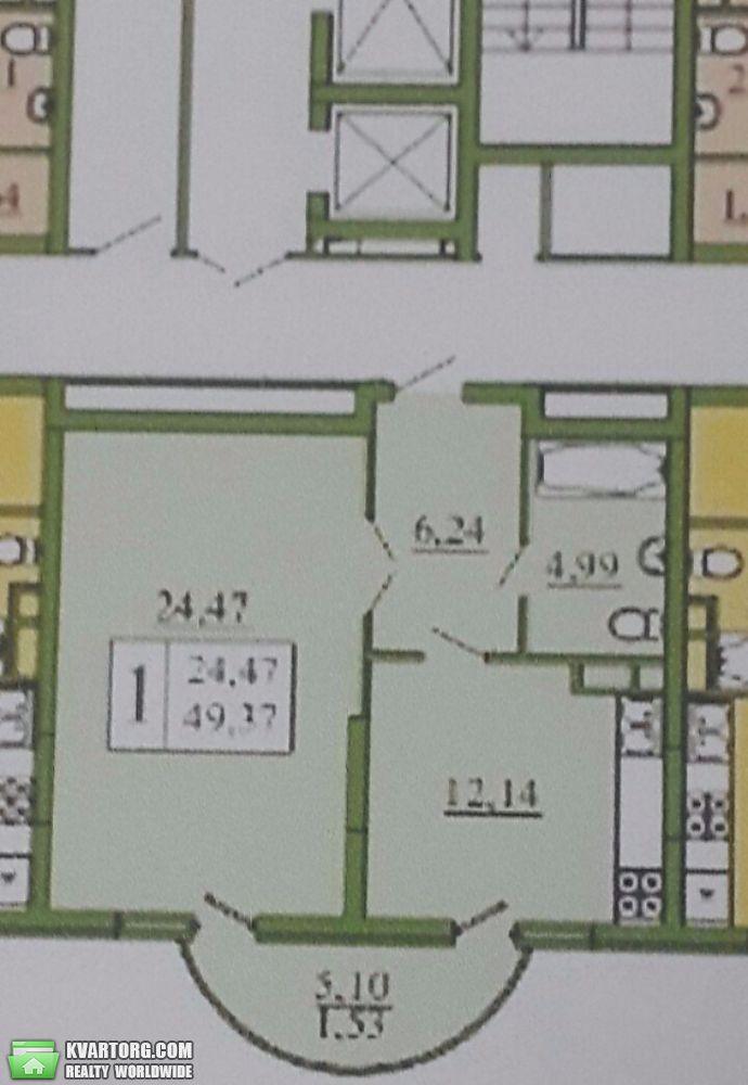 Sell 1-room apartment. Киев,  Ломоносова — photo 8