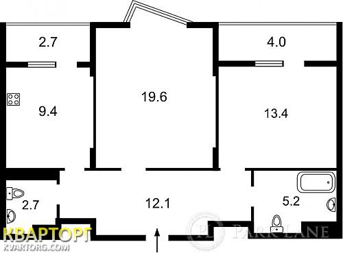 продам 2-комнатную квартиру. Киев,  Пчелки - фото 3