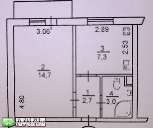 продам 1-комнатную квартиру. Киев,  Кассияна - фото 3