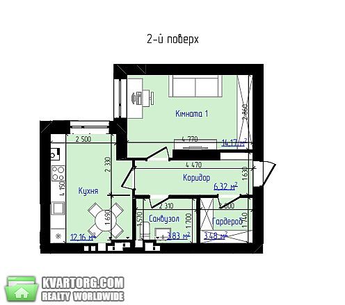 Sell 1-room apartment. Ирпень, Козацька — photo 2