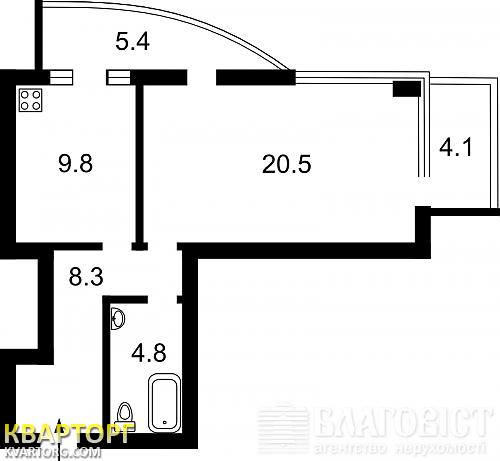 Sell 1-room apartment. Киев,  Шумского — photo 2