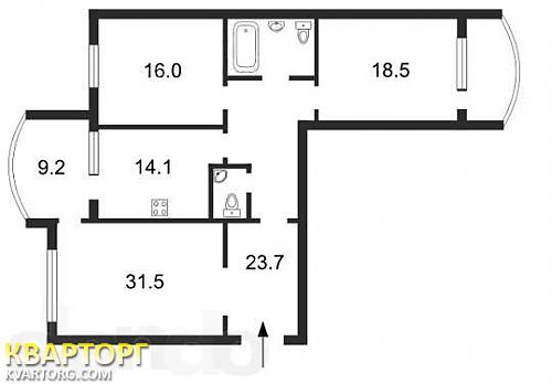 Sell 3-room apartment. Киев,  Героев Сталинграда пр — photo 8