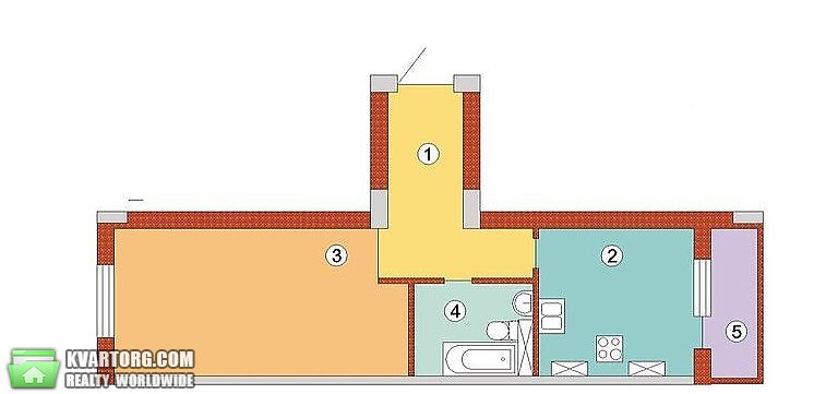 Sell 1-room apartment. Киев,  Глушкова пр — photo 9